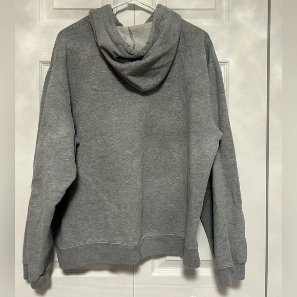 GAP Heather Gray Logo Hoodie - Picture 2 of 4
